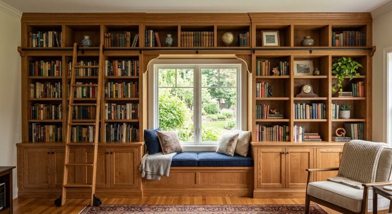Bookcase Construction in Charlotte, NC