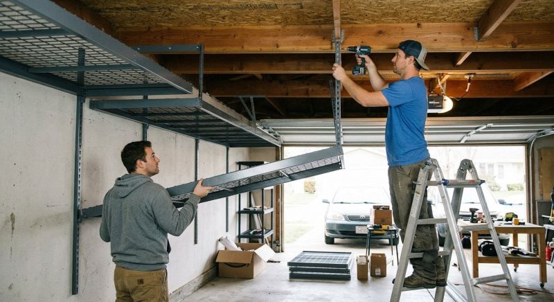 Garage Shelves Installation in Loudoun County, VA